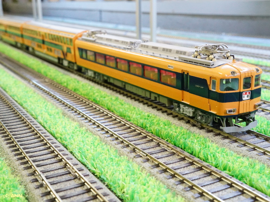 H0ゲージ カツミ 近鉄ビスタカー 走行動画 Ann Model Railroad V4